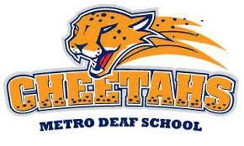 Metro Deaf School Girls Volleyball logo